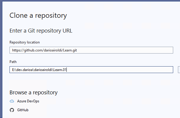 Clone Repository